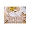 thumbnail image 5 of INSPIRE CHIC Detachable False Collar, Embroidery Mini Cape Neck Ruff Dickey Fake Collar for Blouse White-1, 5 of 5