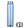 thumbnail image 4 of Mainstays 18oz Plastic Blue Water Bottle Stainless Steel Screw Cap Lid with Strap, 4 of 15