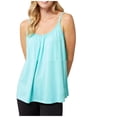 thumbnail image 1 of Birdeem Tank Tops Women Womens Solid Color Push-Up Padded Loose Round-Neck Camisole, 1 of 1
