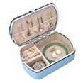 thumbnail image 2 of Small Travel Jewelry Box Jewelry Makeup Organizer Bag for Necklaces Rings Studs Bracelets, 2 of 2