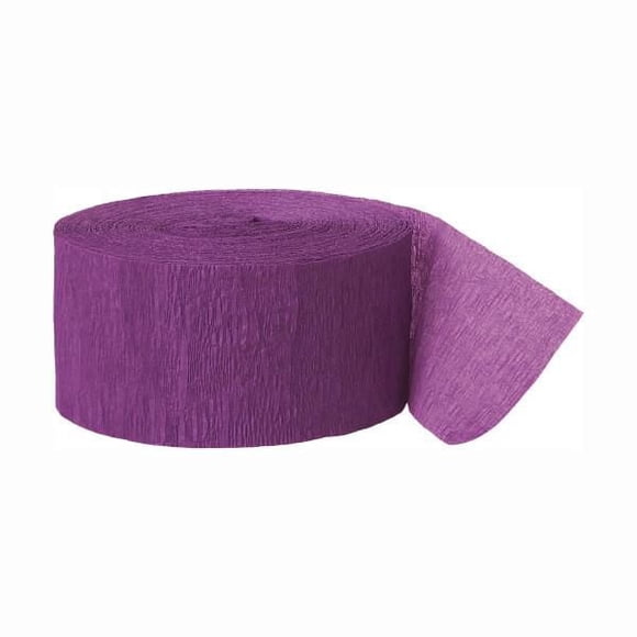 Purple Crepe Streamer