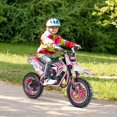 thumbnail image 4 of ASKMZ 49cc Gas Kids Dirt Bike, 2-Stroke Off-Road Motorcycle with Front Rear Disc Brakes, 4 of 14