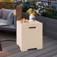 thumbnail image 3 of Costway Table Cache-Réservoir Terrazzo 16 Pouces 20 Lb Support pour Gaz Propane avec Housse de Protection, 3 of 10