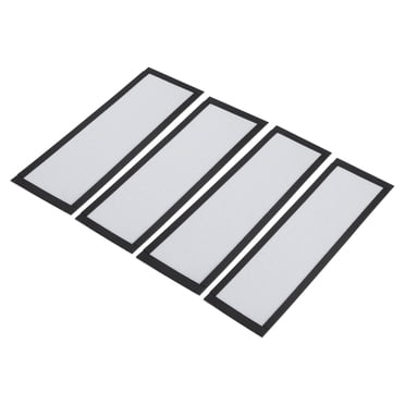 4Pcs Floor Vent Covers, 10"x4" Magnetic Floor Register Air Vent Screen, White