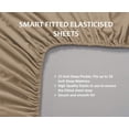 thumbnail image 2 of 1200 Thread Count 4 Piece Quality Sheet Set 27 Inch Deep Pocket 100% Egyptian Cotton Solid Pattern, 2 of 4