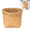 thumbnail image 1 of Kids Basket Handwoven Rattan Cycle Basket for Kids Handlebar Front Storage Baskets Cycling Pocket for Outdoor Daily Commute 15X12X12Cm,A Bicycle Basket, 1 of 9