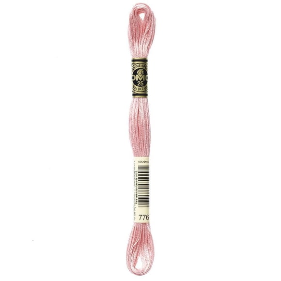 DMC à 6 brins fil à broder en coton, 8 m (8.7 yd), rose