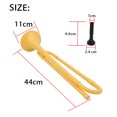 thumbnail image 4 of Beginner-Friendly Bb Plastic Trumpet for Students - Ammoon Yellow ABS Eco-Material Musical Instrument with Smooth Surface, Exquisite Design, High-Quality Sound & Lightweight 130g Build, Includes, 4 of 7