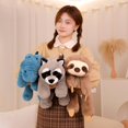 thumbnail image 4 of Estbridge Weighted Stuffed Animals 45cm Cute Expression Baby Stuff Soft Texture Plush Filling Weighted Plush Style1, 4 of 4