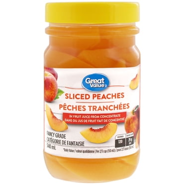 Great Value Sliced Peaches in Juice