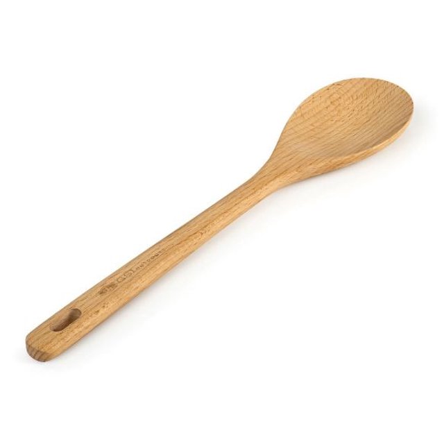 G S I Outdoors Kitchen Utensil 46121 Rakau; Chef Spoon; Natural Oil; Beech Wood; Safe For Non-Stick Coookware