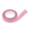 thumbnail image 3 of Korean Style Pink Crochet Lace Fabric Tape, Adhesive Masking Tapes, 2 Yards, Sticky Ribbon Roll for Scrapbooking Card Making DIY Craft Embellishment, 3 of 8