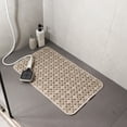 thumbnail image 2 of Sentmoon Absorbent Bath Mat Bath Rugs Non Slip Bath Mat Shower Floor Pad with Massage Dots Waterproof Fast Dry Plastic Bathroom Rug for Tub Security Opposition Fatigue, 2 of 7