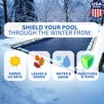 thumbnail image 2 of Swimline 18 x 36 Foot Winter Rectangular In Ground Swimming Pool Cover, Navy, 2 of 9