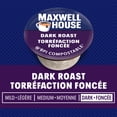 thumbnail image 2 of Maxwell House Dark Roast Coffee 100% Compostable Pods, 12 Pods, 2 of 15