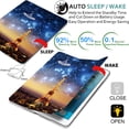 thumbnail image 4 of DuraSafe Cases iPad PRO 12.9 Inch 4th 5th 6th [ Pro 12.9 4 5 6 ] MY3K2LL/A MY3J2LL/A MY2H2LL/A MY2J2LL/A TriFold Printed PC Lightweight Protective Clear Back Cover - Paris Night, 4 of 8