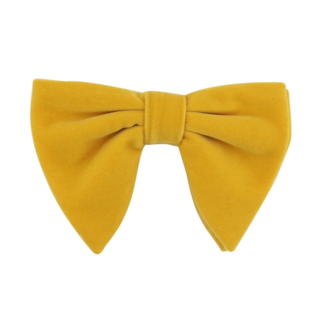 fastboy Stylish Velvet Bow Tie With Elastic Belt Stable Fixation Non-displacement Wide Application Halloween L