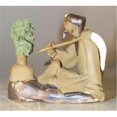 thumbnail image 1 of Bonsai Boy e2950 Ceramic Figurine - Man with Bonsai Tree Holding a Brush, 1 of 1