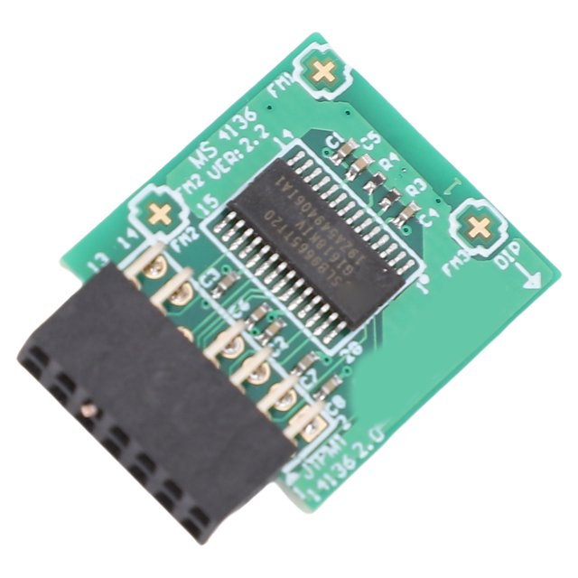 Module de Sécurité Encryption 2.0 TPM2.0 MS 4136 14 Broches Amélioration de la Sécurité Transfert de Données Rapide Module de Plateforme de Confiance pour Carte Mère