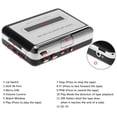 thumbnail image 3 of Convertisseur de Cassette USB Cassette Tape-to-MP3 en Lecteur de Musique Audio HiFi de Qualité Sonore pour Ordinateur avec Écouteurs, 3 of 7