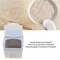 thumbnail image 4 of Airtight Rice Storage Container, Dustproof Bulk Food Container Bin Environmental Material  Plastic Storage Bins with Leak Proof Lid for Rice Flour Cereal Pet Food Storage, 4 of 8