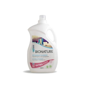 Bionature, Laundry Detergent, Hypoallergenic, HE, Ultra Concentrated, Wild Berry, 3.8L