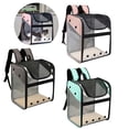 thumbnail image 2 of Pet Carrier Breathable Foldable Portable Clear Pet Backpack Cat Carrier Bag, 2 of 2
