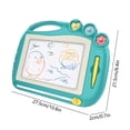 thumbnail image 2 of Magnetic Drawing Board for Kids with Detachable Stand - Reusable Writing and Doodle Board for Preschool Learning, Includes Magnetic Pen and Eraser, Safe and Portable, 2 of 8