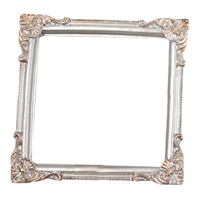 Rongfmy European Photo Frame Tabletop Wall Hanging Antique Picture Frame for Photo