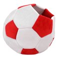 thumbnail image 2 of Lit pour Animaux de Compagnie en Forme de Football, Lit de Grotte pour Animaux de Compagnie Confortable Semi-Fermé Amovible pour Animaux de Compagnie pour Chatons Noir Blanc, Blanc Rouge, 2 of 8