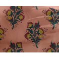 thumbnail image 4 of oneOone Georgette Viscose Fabric Leaves & Floral Block Fabric Prints By Yard 42 Inch Wide, 4 of 5