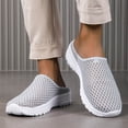 thumbnail image 3 of Dakaela Womens Mesh Walking Mules Comfortable Walking Running Shoes Open Back Slip on Sneakers, 3 of 7