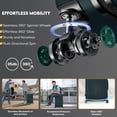 thumbnail image 4 of WINGOMART Luggage Lightweight Durable PC+ABS Hardside Luggage, Double Spinner Wheels, TSA Lock - 24in, 4 of 8