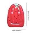 thumbnail image 2 of Siruishop Inflatable Float Row for Children Cartoon Float Board for Water Summer Beach Red, 2 of 8