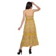 thumbnail image 3 of Moomaya V-Neck Spaghetti Strap Sleeveless Flair Dress Printed Summer Clothing, 3 of 6