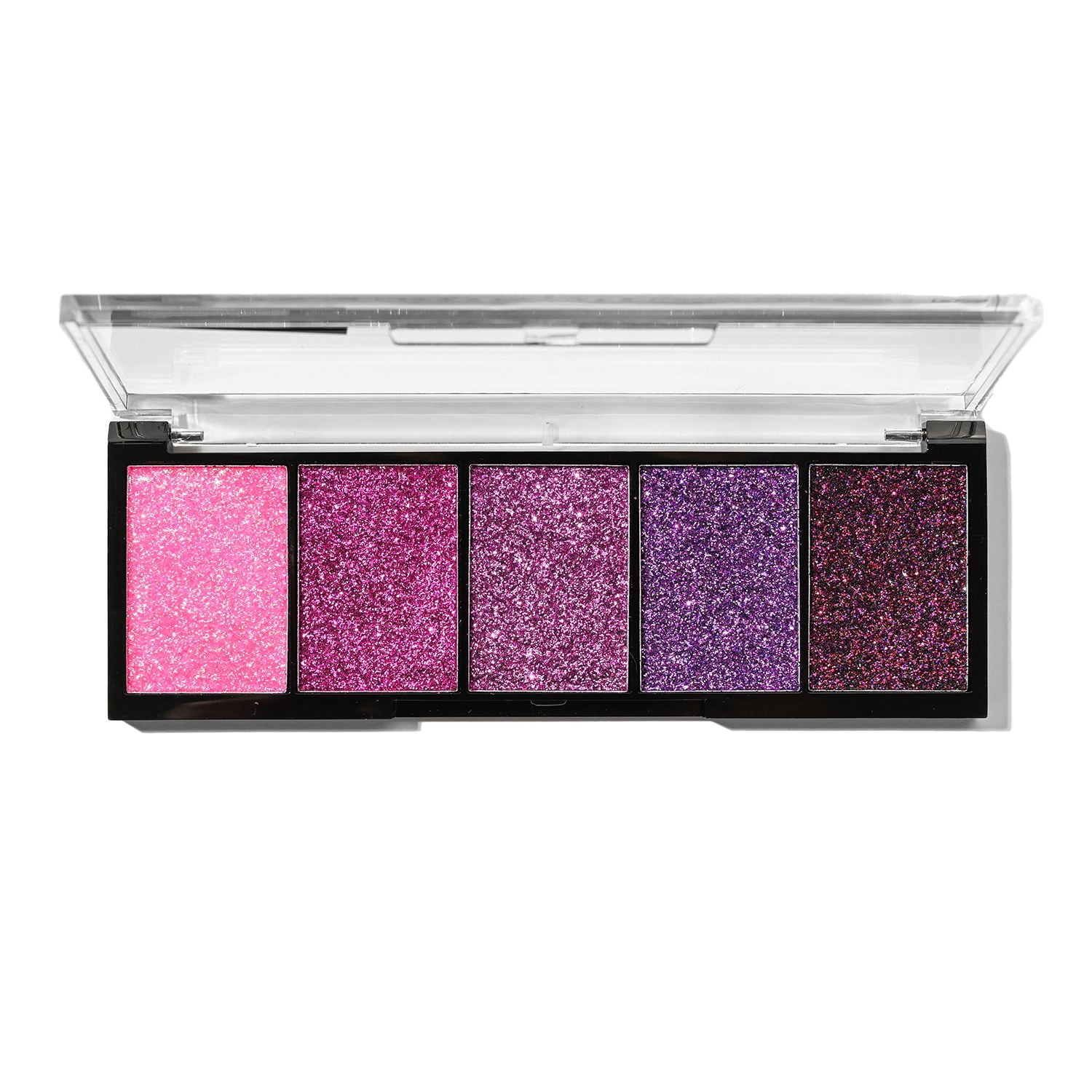 Hard Candy Glitteratzi, Eye Shadow Palette, Glitter Finish, Solar Shower, 5 Sparkling Shades