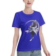 thumbnail image 2 of Women's Basic Short Sleeve T-Shirt Demon Slayer Butterfly Ninja, 2 of 6