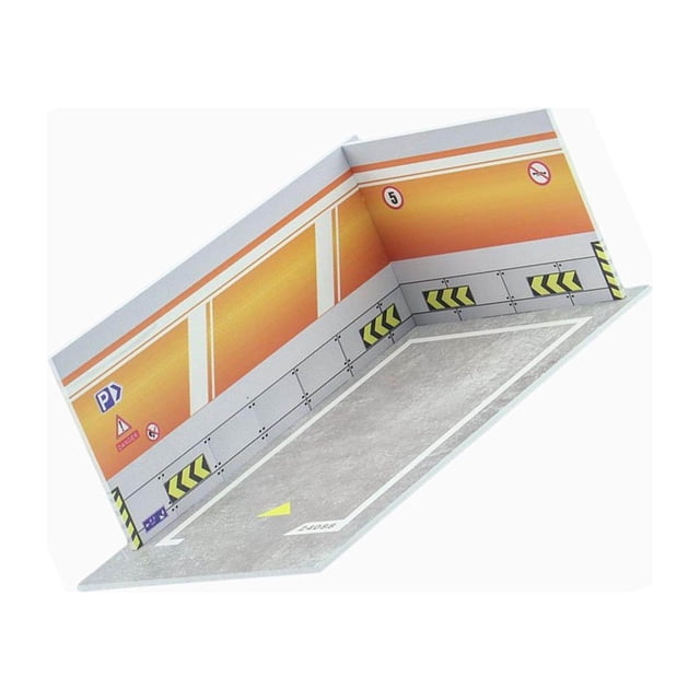Car Model Diorama Parking Scenery 1/24 DIY for Scene Underground Model Car Car Model Lovers E