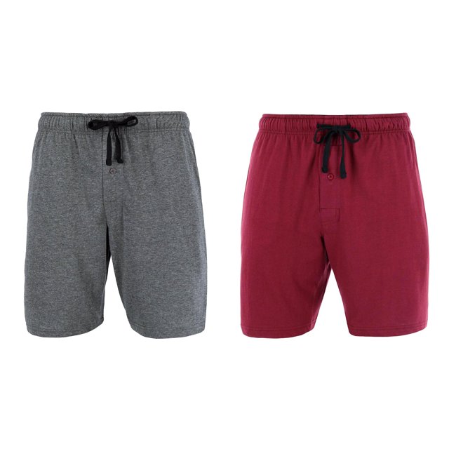 Hanes Short de Pyjama en Tricot (Lot de 2) (Grande Taille pour Hommes)