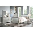 thumbnail image 2 of ACME Louis Philippe III Twin Bed (FB 34"H) in Platinum, 2 of 3