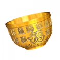 thumbnail image 3 of DOLITY Brass Treasure Bowl Bai Fu Bowl Craft Storage Container for Living Room Home, 3 of 9