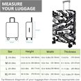 thumbnail image 2 of Travel Luggage Cover Suitcase Protector Fits 18-32 Inch Luggage Wheel Covers Patterned Travel Related Items Flower Luggage Protector Elastic Luggage Anti-scratch Suitcase Cover M, 2 of 5