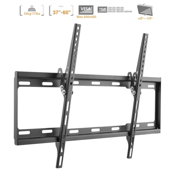 DURAMEX (TM) Large Tilt LCD LED TV Wall Mount for 37"-60" MAX. VESA 600x400mm Max. Weight 77LBS