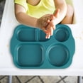 thumbnail image 4 of Fesfesfes Wheats Straw Kids Meal Plates Childrens Divided Plates Student Lunch Tray Thickened Cafeteria Style Compartment Tableware Reusable, 4 of 5