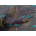 thumbnail image 4 of oneOone Organic Cotton Voile Fabric Bird & Tree Block Print Fabric By The Yard 42 Inch Wide, 4 of 4