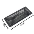 thumbnail image 3 of 3PC/6PC Floor Filter Mesh - Black Polyester Mesh & PVC | 4x10in Ventilation Net | Trash Collection Efficient Filtration | Home Vent Duct Floor Trough Use, 3 of 5
