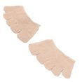 thumbnail image 2 of Forefoot Pads, Toe Separating Socks Half Toe Heelless Socks Open Five-Toes Half Socks Non-slip Toes Socks Forefoot Pads  For All Kinds Of Shoes Cover-Toed, 2 of 8