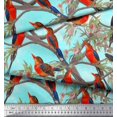 thumbnail image 3 of Soimoi Rayon Fabric Boy,Surfboard And Beach Bird Decor Fabric Printed Yard 42 Inch Wide, 3 of 3