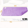 thumbnail image 3 of Heating Pad-Electric Heating Pads for Back, Neck, Abdomen, Fast Heating To 150°F, Soft Flannel Blankets, Heated Pad For Shoulder, Knee, Hot Pad, Ideal Gift For Dad, Best for Lover, Mothers Day Gifts, 3 of 10