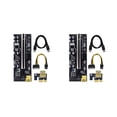 thumbnail image 1 of tredstone 5x USB 3 Riser Board VER009S GOLD PCI-E 1x to 16x Powered 60cm PCIe Extender Type 2 2Set, 1 of 6